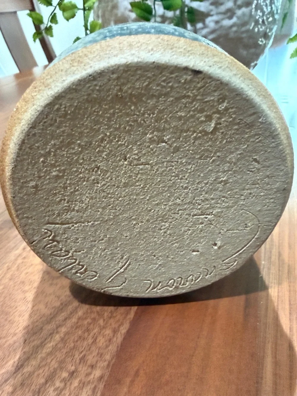 Studio Pottery elegant blue